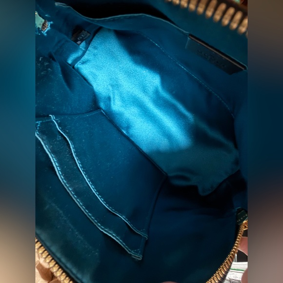 Gucci Ophidia Black Suede Sherry Stripe GG Crossbody Shoulder Bag – Small Size - Picture 6 of 12